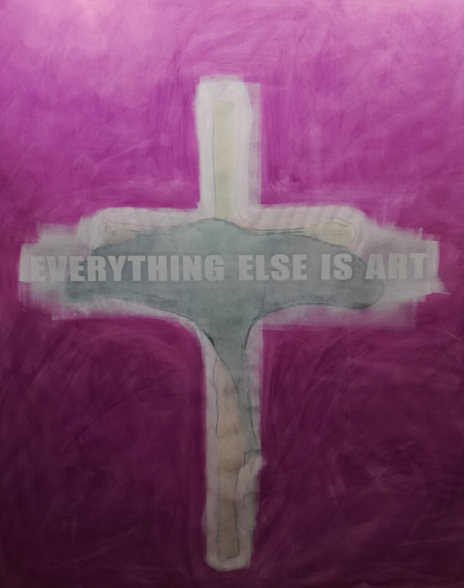 2020 Everything else Is Art  150 cm  x 120 cm opera su carta 